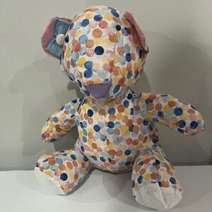 Colorful Polka Dot Plush Toy